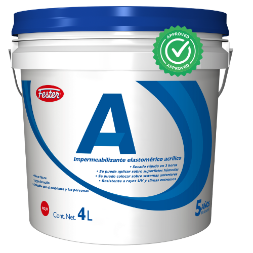 FESTER A5 IMPERMEABILIZANTE ACRILICO