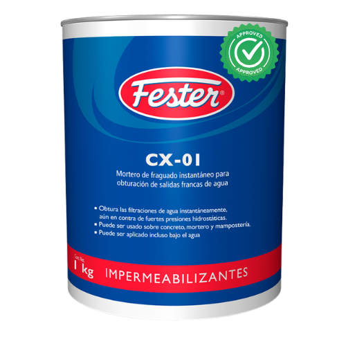 FESTER CX-01 OBTURADOR DE SALIDAS FRANCAS DE AGUA