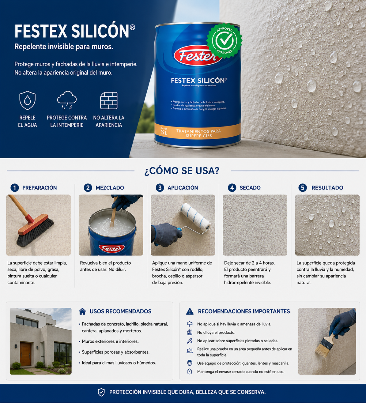 FESTEX SILICON - REPELENTE DE AGUA