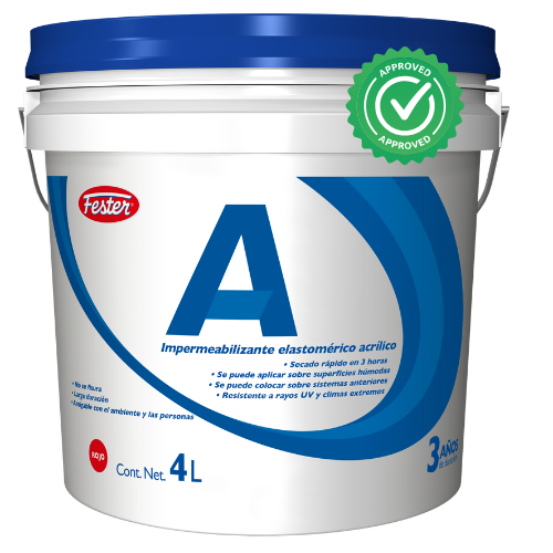 FESTER A3 IMPERMEABILIZANTE ACRILICO