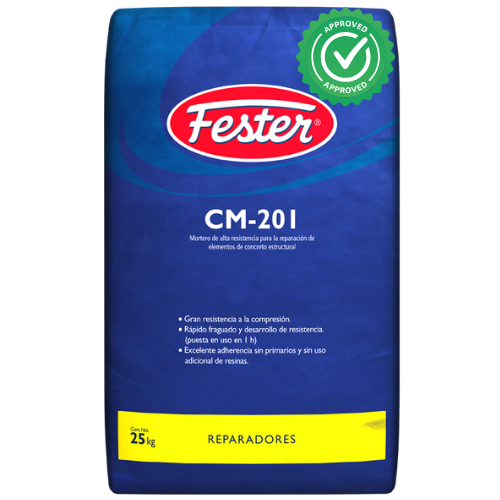 CM-201 MORTERO REPARADOR ESTRUCTURAL DE CONCRETO