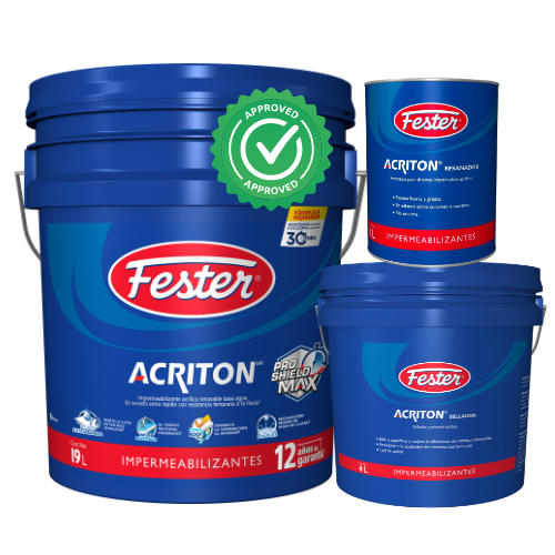 KIT PARA IMPERMEABILIZAR ACRITON PS MAX 12 AÑOS RESANA Y SELLA