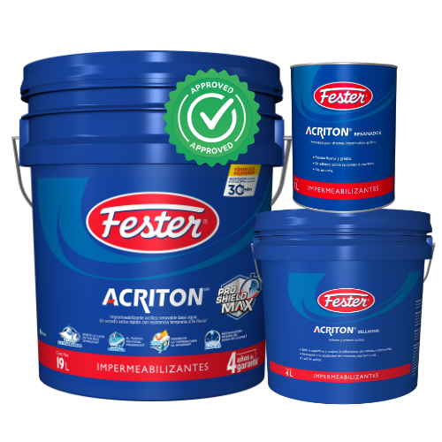 KIT PARA IMPERMEABILIZAR ACRITON PS MAX 4 AÑOS RESANA Y SELLA