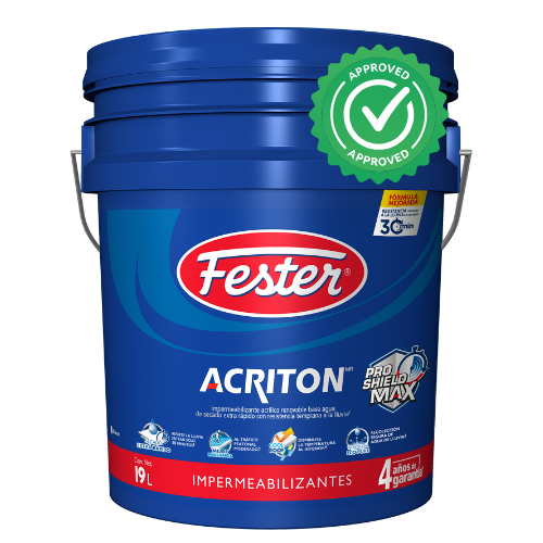 ACRITON PRO SHIELD MAX 4 AÑOS IMPERMEABILIZANTE ACRILICO