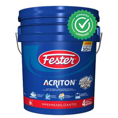 ACRITON PRO SHIELD MAX 4 AÑOS IMPERMEABILIZANTE ACRILICO