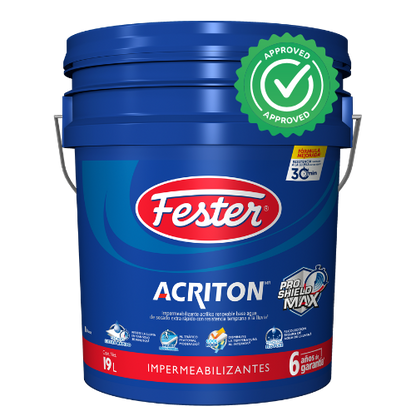 ACRITON PRO SHIELD MAX 6 AÑOS IMPERMEABILIZANTE ACRILICO