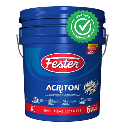 ACRITON PRO SHIELD MAX 6 AÑOS IMPERMEABILIZANTE ACRILICO