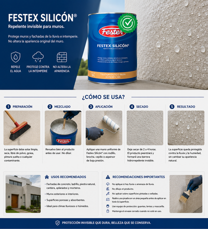 FESTEX SILICON - REPELENTE DE AGUA