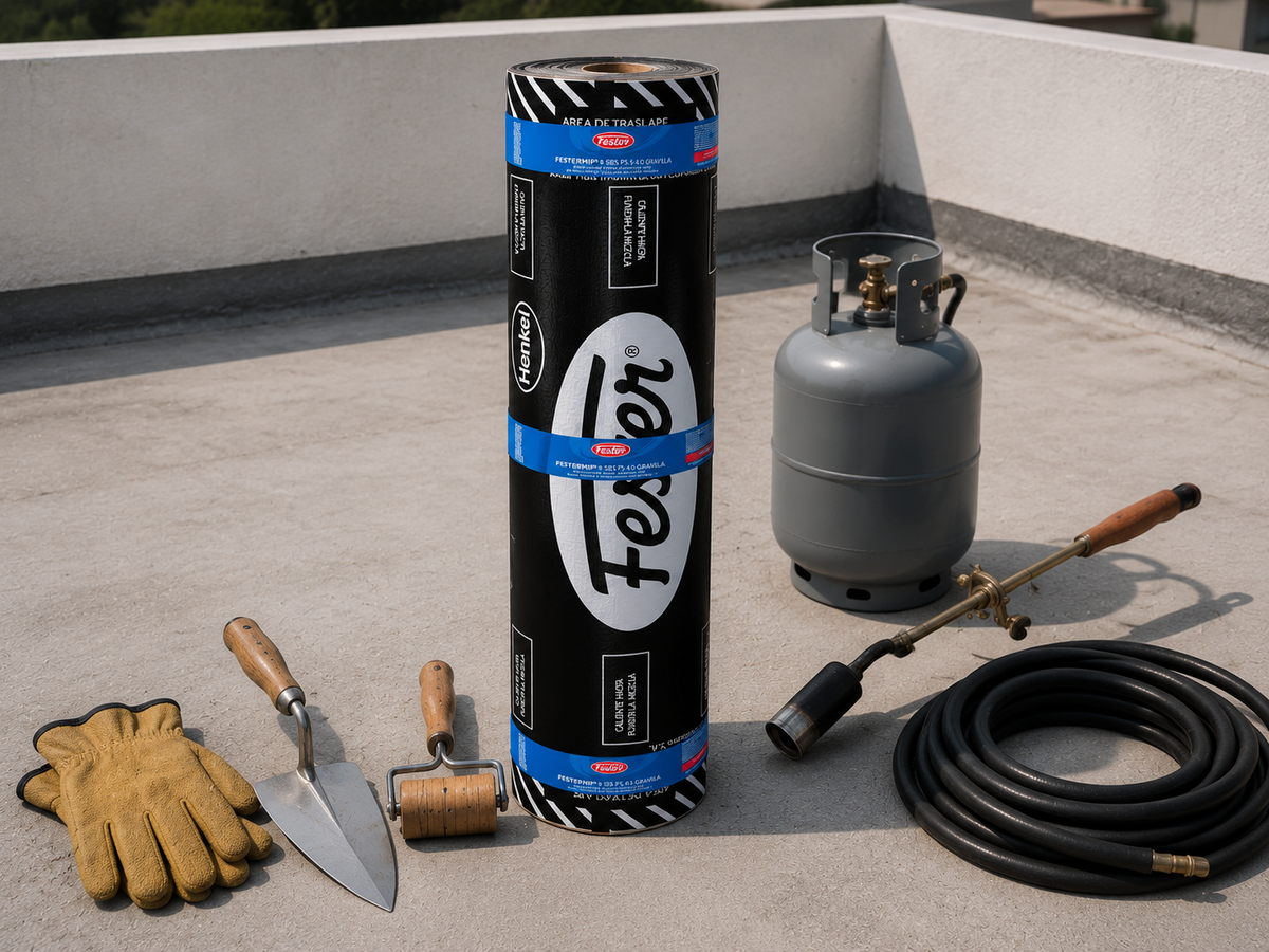 FESTERMIP 8 AÑOS SBS PS 4.0 IMPERMEABILIZANTE PREFABRICADO 10 MTS