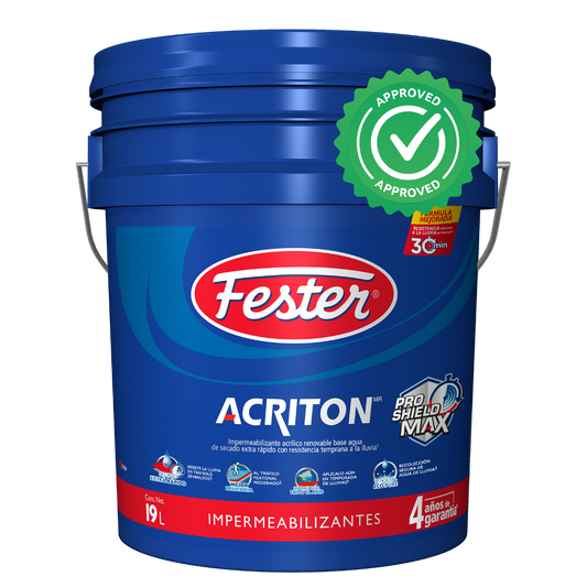 ACRITON PRO SHIELD MAX 4 AÑOS IMPERMEABILIZANTE ACRILICO