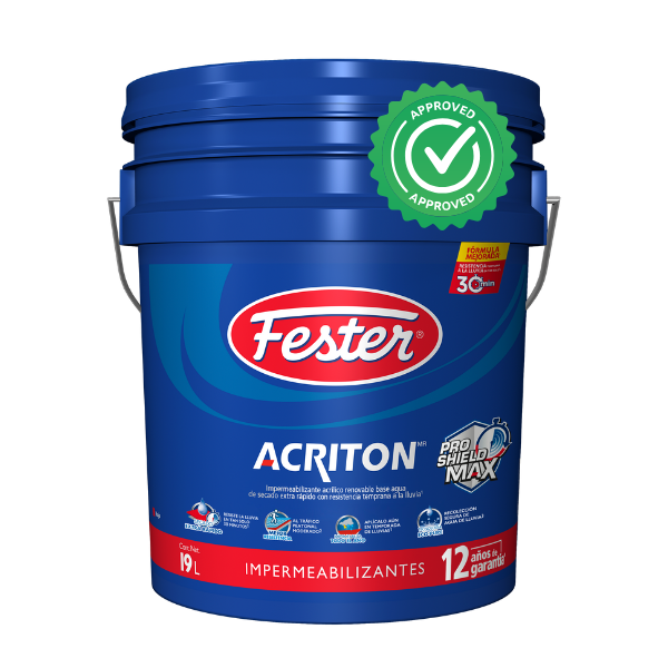 ACRITON PRO SHIELD MAX 12 AÑOS IMPERMEABILIZANTE ACRILICO