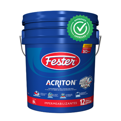 ACRITON PRO SHIELD MAX 12 AÑOS IMPERMEABILIZANTE ACRILICO