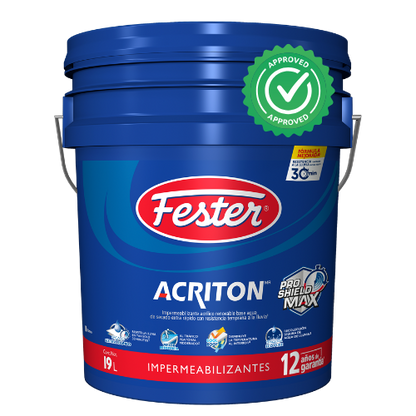 ACRITON PRO SHIELD MAX 12 AÑOS IMPERMEABILIZANTE ACRILICO
