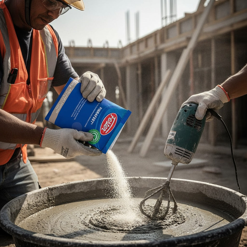 FIBRA PARA REFUERZO DE CONCRETO Y MORTERO