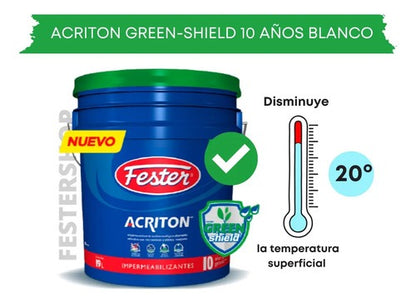ACRITON GREEN SHIELD 19L IMPERMEABILIZANTE ACRILICO TERMICO